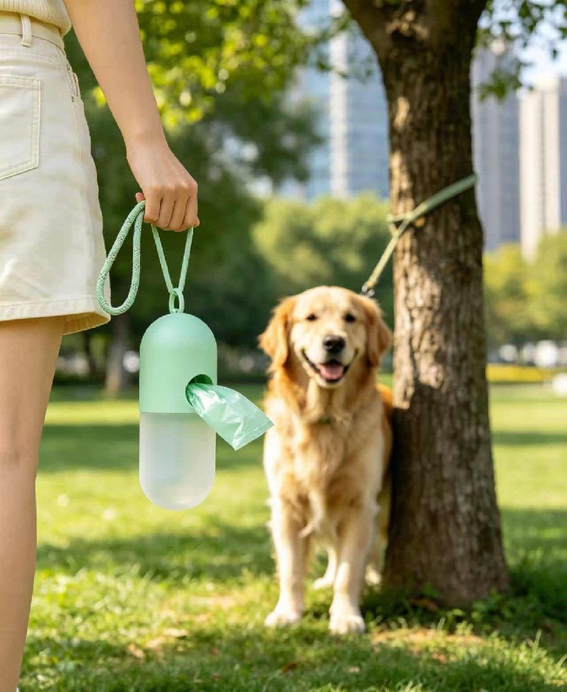 Water soluble pet toilet bag