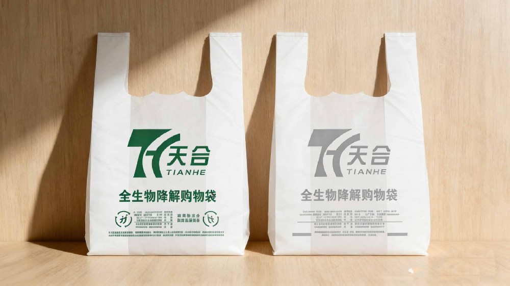 Fully biodegradable vest bag